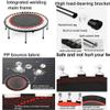 TXTC 40inch Foldable Mini Trampoline,Fitness Trampoline with Trampoline Bag,Stable & Quiet Exercise Rebounder for Kids Adults Indoor,Workout Max 440lbs (Color : D-50inch) view 4