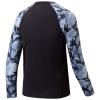BASSDASH Youth UPF50+ Camo Long Sleeve Fishing Shirt UV Protection Quick Dry Tee view 2