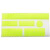 E-outstanding Reflective Sticker for Bike 21PCS Yellow Safety Reflector Waterproof Adhesive Reflective Decals for Cycling Bicycle, Wheelchairs, Motorbike, Helmet, Stroller, Scooter, Hard Hat view 2