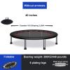 TXTC 40inch Foldable Mini Trampoline,Fitness Trampoline with Trampoline Bag,Stable & Quiet Exercise Rebounder for Kids Adults Indoor,Workout Max 440lbs (Color : A-40inch) view 2