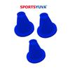 SPORTSYUVA Rubber Cricket Batting Tee Cone for Batting Practice (Pack of 3) (Blue) view 2