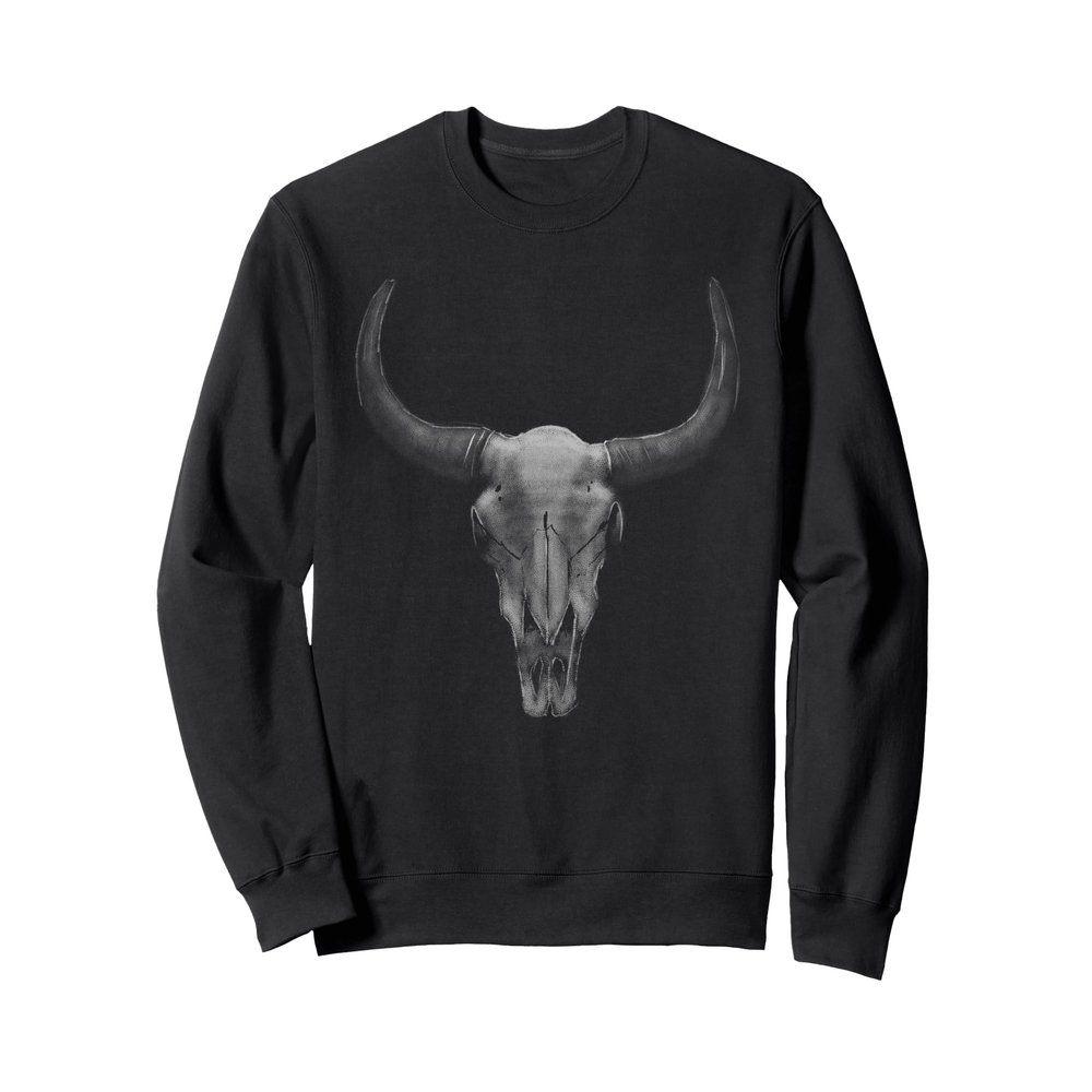 Bison shirt Great American Buffalo Skull for men and women Sweatshirt