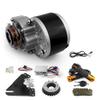 L-faster 24V 36V 250W Bike Brush Motor with Handlebar Throttle Power Switch Voltmeter Brake Sensor (24V 250W kit) view 1