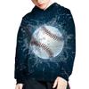 WELLFLYHOM Youth Hoodies for Boys Pullover Hood Jerseys Baseball Water Cool Graphic s Sweatshirt with Pocket Size 14-16 Junior Kids Fashion Activewear Pullover Sport Shirt Fall Outfits view 1