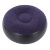 Foldable Inflatable Stool, Portable Round Air Chair Outdoor Camping Chair Footrest Cushion, with Durable Reinforced Bottom, for Home Office Yoga Dorm Outdoor, Kids Adults, Camping, Airplane default view 1