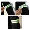 Juland 8 PCS Reflective Wristbands Adjustable Elastic Running Gear Arm Bands Belt High Visibility Safety Reflector Straps Bicycle Pants Cuff Clip for Runners Women Kids Men Fluorescent Green view 3