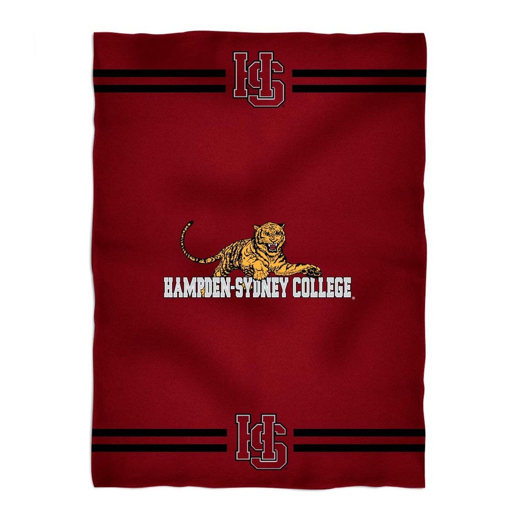 Hampden Sydney Fleece Throw Blanket Sofa Bedding for Living Room - Ultra Soft Plush Warm & Cozy Blanket for Kids Teenager College Students 40"x58"