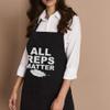 Motivation Gym Chef Apron Fitness Gift for Men Women - All Reps Matter Funny Workout Bodybuilding T-Shirt Black Kitchen Aprons - Grill Cook Apron 1 Size Fits All view 2