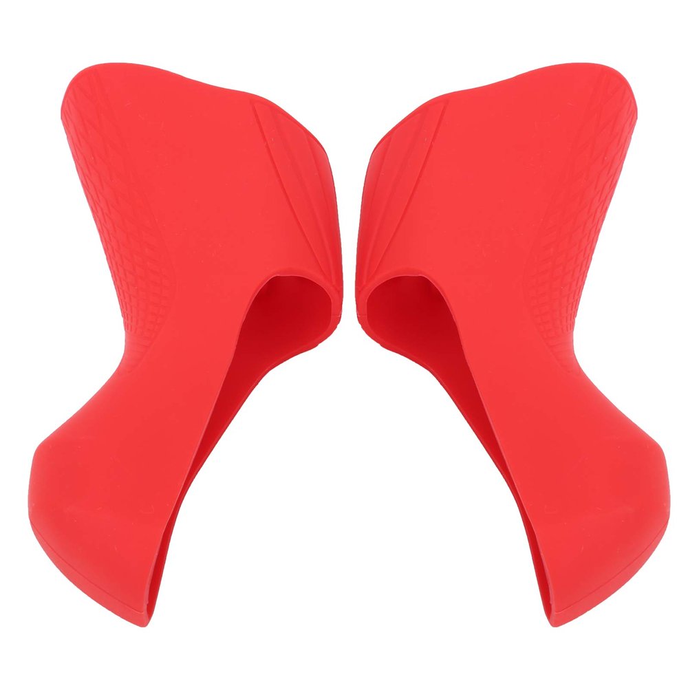 Drfeify Shifter, Road Shifters Silicone Cover for R7000 R8000 Shifter Brake Lever Cover Hood(Red)