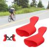 Drfeify Shifter, Road Shifters Silicone Cover for R7000 R8000 Shifter Brake Lever Cover Hood(Red) view 4