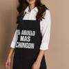 Grandfather Chef Apron Father for Men Women - Mens El Abuelo Mas Chingon Spanish Grandpa T Shirt Black Kitchen Aprons - Grill Cook Apron 1 Size Fits All view 2