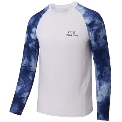 BASSDASH Youth UPF50+ Camo Long Sleeve Fishing Shirt UV Protection Quick Dry Tee