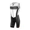 De Soto Forza Triathlon Flisuit - FFT (X-Large, White/Black Stripe) view 1
