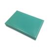 N'icePackaging 1 Qty - Teal Blue faux leatherette Necklace Jewelry Box w/matching packer box view 3