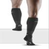 CEP Men's Merino Wool Hiking Tall Knee High Compression Socks, Stonegrey/Grey, Men, V view 4