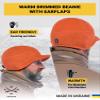 2SBR 2SABERS Fleece Winter Beanie with Visor - Men Women - Earflap Brim Skull Watch Cap Hat view 4