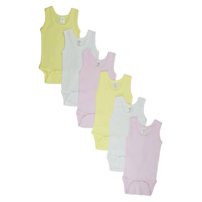 212 Main CS-108M-108M Girls Tank Top, Assorted - Medium