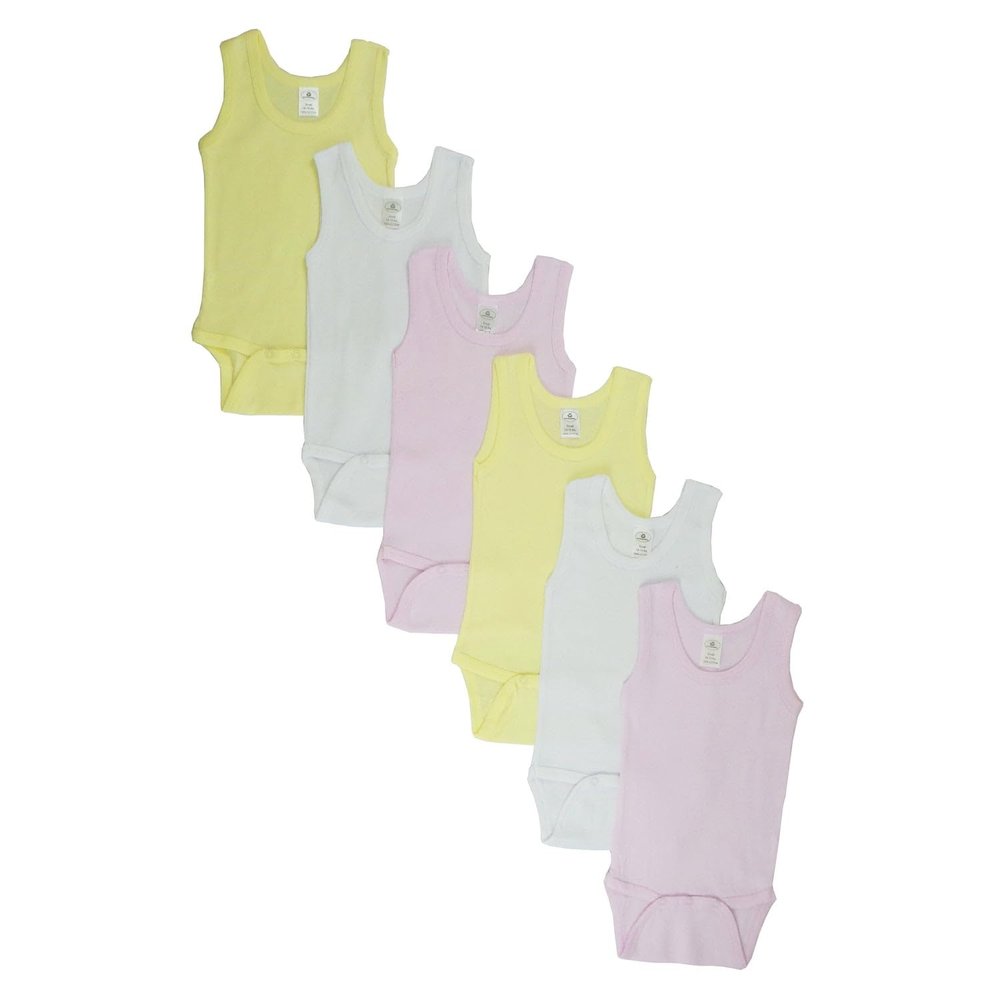 212 Main CS-108M-108M Girls Tank Top, Assorted - Medium