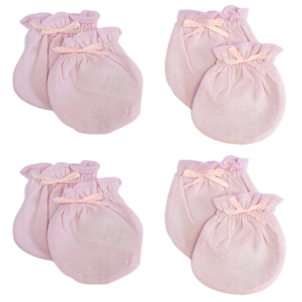 Infant Mittens44; Pink - Pack of 4