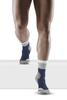 CEP Light Merino Wool Hiking Mid-Cut Socks, Marineblue/Grey, Men, III (MD) view 2
