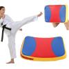Curved Punching Mitts Boxing Pads, Taekwondo Grasp Arc Target, Firmer Taekwondo Target, Durable PU Leather Hand Foot Pad, for Taekwondo Boxing Training Home(Large three-color) view 2