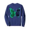 Philippians 4:13 Butterfly Christ Bible Verse Gift For Women Sweatshirt view 1