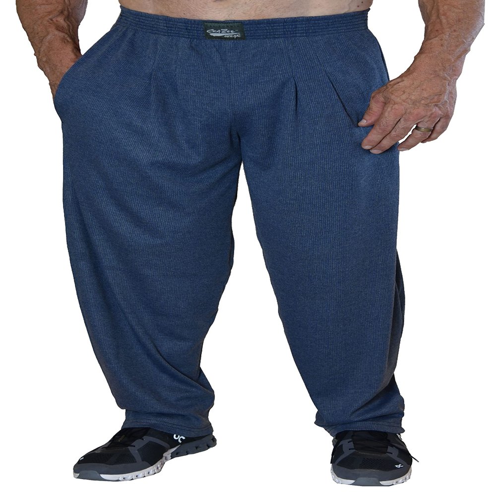 Classic Ocean Loose Fit Baggy Workout Gym Sweat Pants with Two Front Pockets for Men and Women