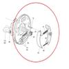 A.A Driver/Passenger Brake Assembly Set with Brake Shoes Compatible on EZGO TXT Golf Cart 70998-G01, 70998-G02 view 3