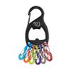 Nite Ize KeyRack and S-Biner - Stainless Steel Key Holder for Car, House & Other Keys - Key Chain with 6 Colorful S-Biners - Hiking Gear & Essentials - Black view 3