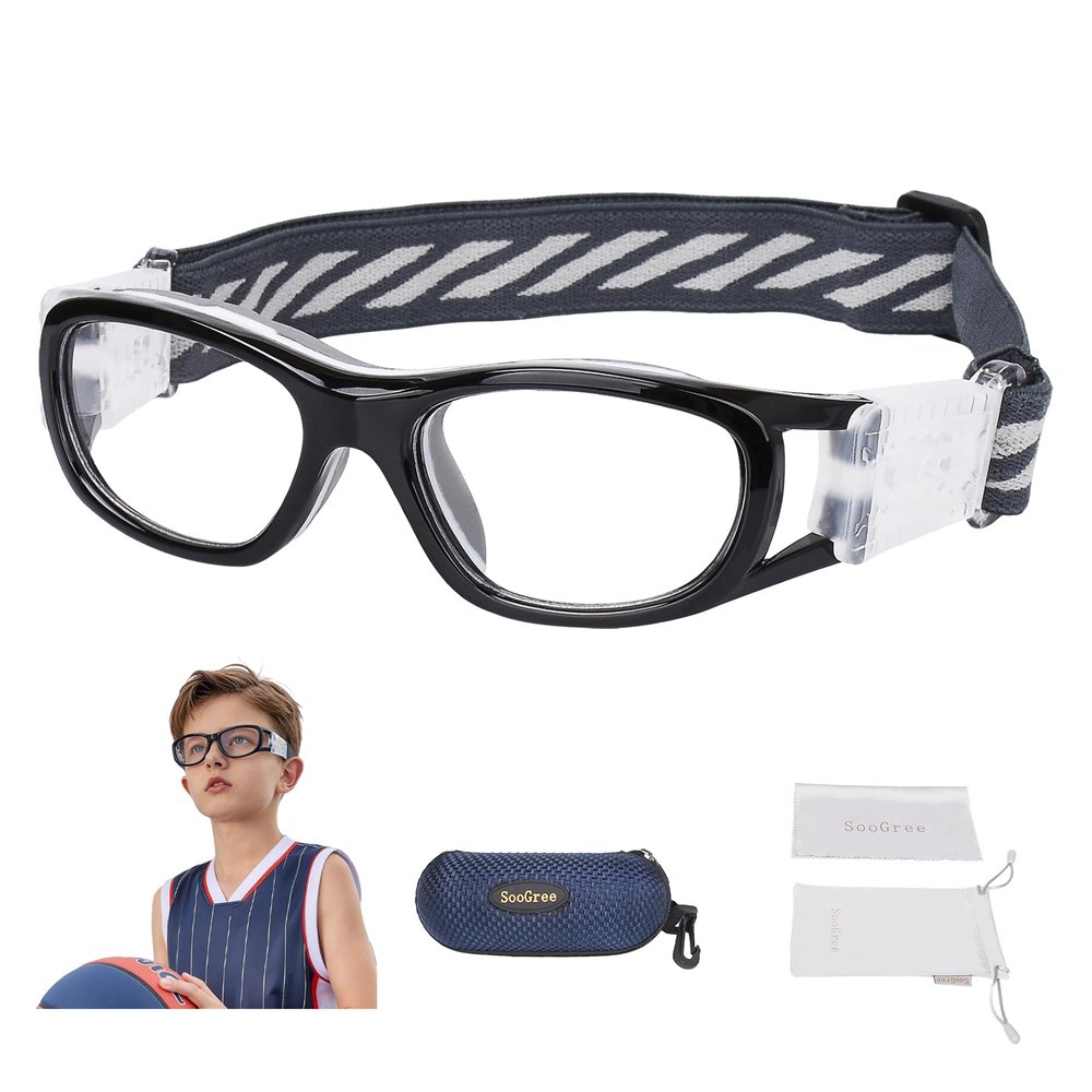 ''N/A'' SooGree kids Basketball Soccer Football Sports Training Glasses Protective Eyewear Goggles Anti Fog Lens for Boys Girls Youth Safety Glasses Age 7-12