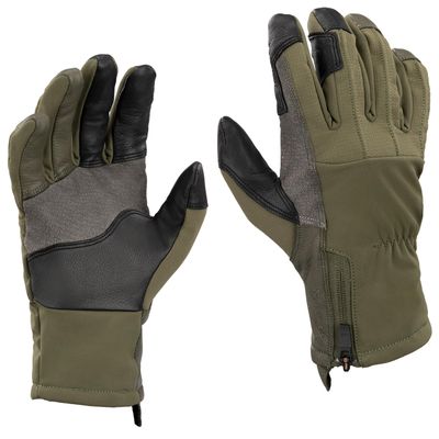 Vertx Men's Crisp Action Tactical Gloves, Water Resistant Breathable Gloves for Hunting Survival Outdoor Gear, Ranger Green - Medium