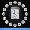 CYCPLUS Bike Computer Set Include Speed Sensor and Mount, Wireless Bicycle Speedometer Odometer, IPX6 Waterproof ANT+ Bluetooth view 4