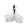 100 Pieces Fishing Hook Bonnets Fishing Treble Hooks Protector Fishing Hook Safety Cover Treble Hook Safety Holder Covers Fishing Treble Hook Cover Hook Safety Cap Protector(5 Sizes, White) view 4