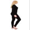 ALWAYS Women's Thermal Underwear Set - Fleece Lined Premium Soft Winter Warm Long Johns Inner Base Layer Black Camo M view 3