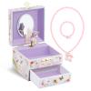 RR ROUND RICH DESIGN Kids Musical Jewelry Box for Girls Purple view 1