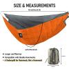 AYAMAYA Single & Double Hammock Underquilt Full Length Big Size Under Quilts for Hammocks, Camping Backpacking Essential, Winter Cold Weather Warm UQ Blanket Bottom Insulation view 4