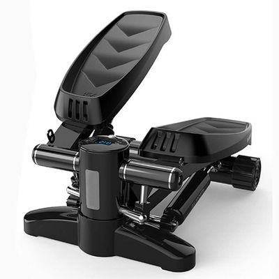 fcya Mini Hydraulic Stepper, Household Up-and-Down Waist Twisting Machine, Fitness Equipment, Shock-Absorbing Dual Hydraulic Cylinders, LED Display and Comfortable Pedals