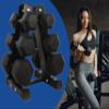 Gymnastics Power Hex Dumbbells Exercise & Fitness Weights Dumbbell for Women & Men (Choose Weight 5 lb, 10 lb, 15 lb, 20 lb, 25 lb, 30 lb, 40 lb) (3 Tier Dumbbells Rack) view 4