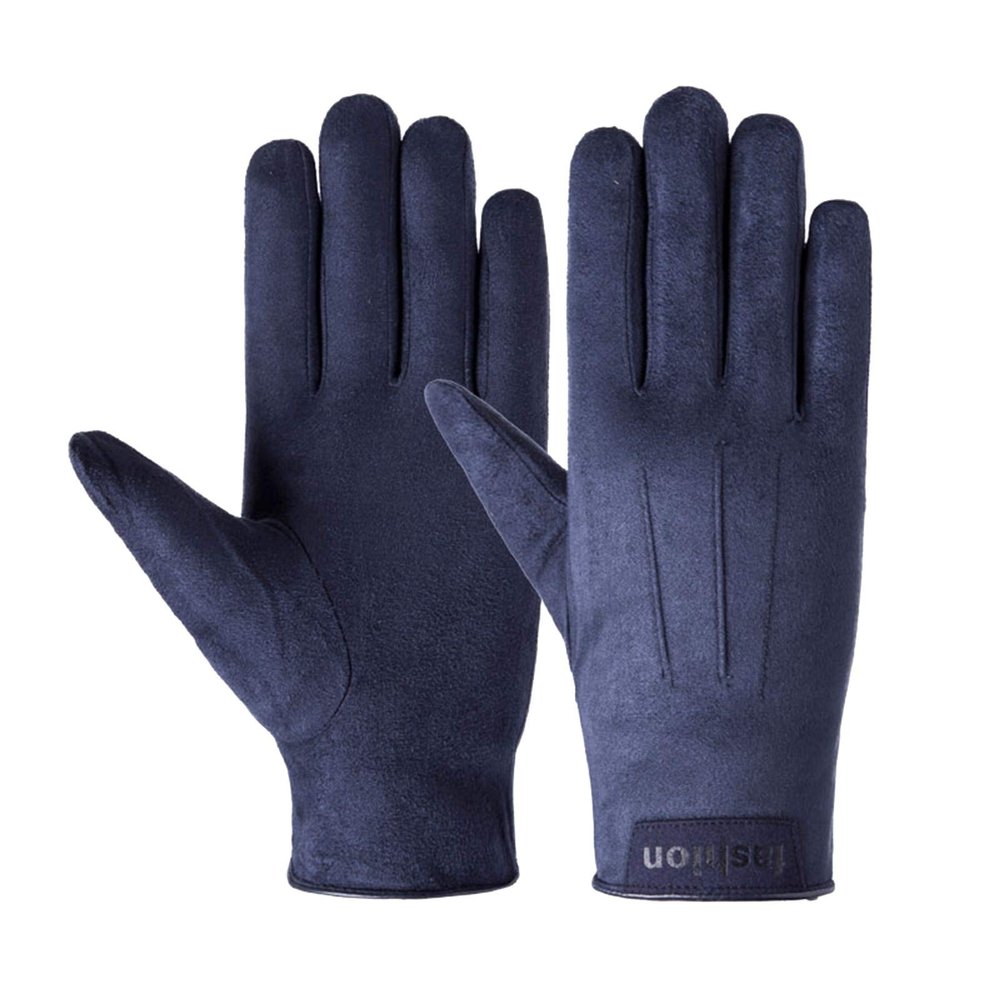 FUFU Gloves Running Gloves Men's Sports Gloves Touch Screen Gloves Non-Slip Gloves Winter Warm Gloves for Running and Hiking (Color : A)