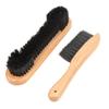 Pwshymi 2pcs Billiard Table Brush Cleaner Kit Wooden Billiards Pool Table and Rail Brush Set Rail Wood Handle Snooker Brushes Cleaningbrush view 1