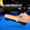 Pwshymi 2pcs Billiard Table Brush Cleaner Kit Wooden Billiards Pool Table and Rail Brush Set Rail Wood Handle Snooker Brushes Cleaningbrush view 4