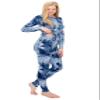 ALWAYS Women's Thermal Underwear Set - Fleece Lined Premium Soft Winter Warm Long Johns Inner Base Layer Tie Dye 1911 Navy Camo S view 2