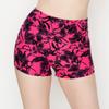ALWAYS Women Workout Yoga Shorts - Premium Soft Solid Stretch Cheerleader Running Dance Volleyball Short Pants 7238 Pink L view 2