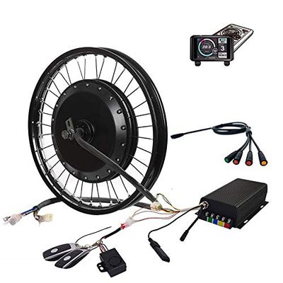 NB POWER Alarm Lock !Sabvoton Waterproof 150A Controller, 72v 8000w QS 273 Electric Bike hub Motor Conversion kit with TFT Colorful Display + Tires18inch Rear