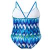 Hansber Kids Girls Tie Dye Swimwear One Piece Boho Printed Tankini Leotard Swimsuit Cami Beachwear Lake_Blue 4 view 2