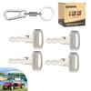 10L0L 4 Pack Ignition Keys for Yamaha G14 G16 G19 G20 G21 G22 G29 Drive Electric Golf Cart, Replace OEM JU2-H2511-00 view 1