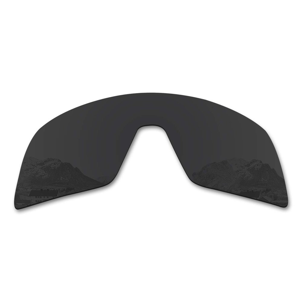 Puzzley Mirror Polarized Replacement Lenses for Oakley Sutro OO9406 Sunglasses - Retro Black Polarized