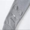 IRELIA Girls Sweatpants Print Active Fleece Joggers Pants Light Gray XXXS view 4