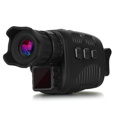 Digital Real Night Vision Monocular Goggle, Infrared Binocular for Hunting, Surveillance, Spotting and Spy, 4X Digital Zoom and Take HD Photo & 960P Video from 200m in Total Darkness