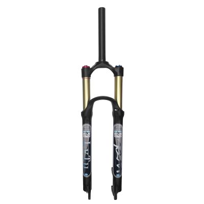 LvTu Air Suspension Fork 26/27.5 Inch 140mm Travel, WQ-001 Alloy 1-1/8" Forks (Color : Straight Manual Lockout, Size : 26 inch)